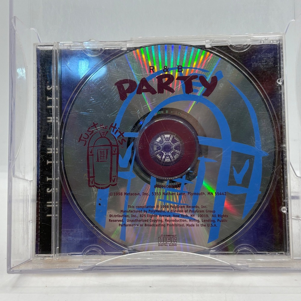 Just The Hits R&B Party CD Compilation 1998 Rick James MC Hammer Gap Band